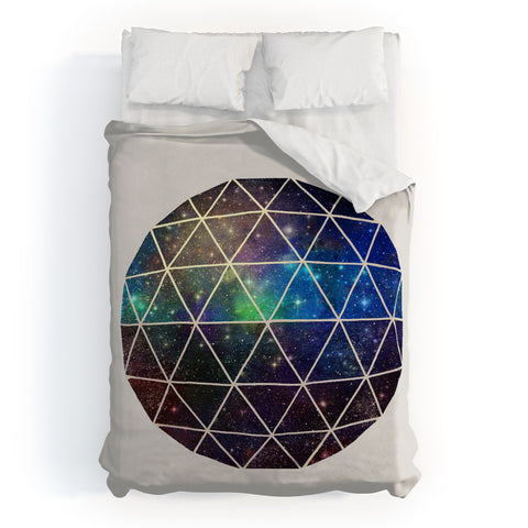 Terry Fan Space Geodesic Duvet Cover
