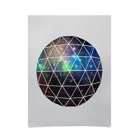 Terry Fan Space Geodesic Poster