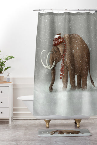 Terry Fan The Ice Age Sucked Shower Curtain And Mat