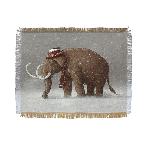 Terry Fan The Ice Age Sucked Throw Blanket