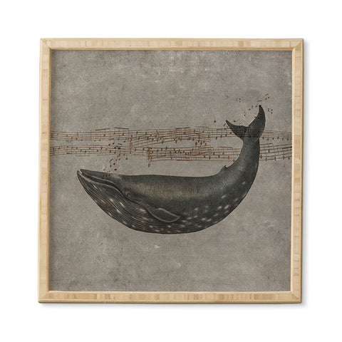 Terry Fan Whale Song Framed Wall Art