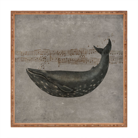 Terry Fan Whale Song Square Tray