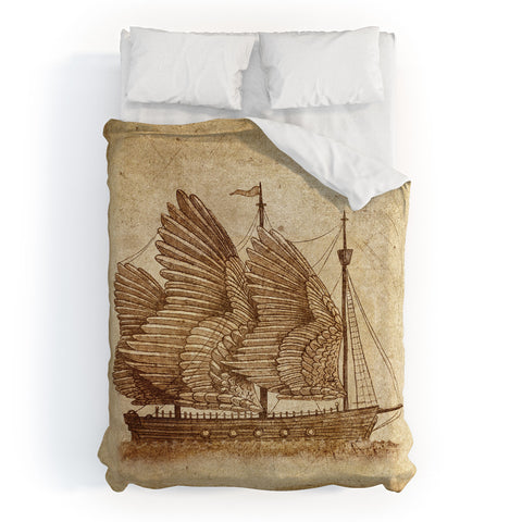 Terry Fan Winged Odyssey Duvet Cover
