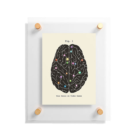 Terry Fan Your Brain On Video Games Floating Acrylic Print