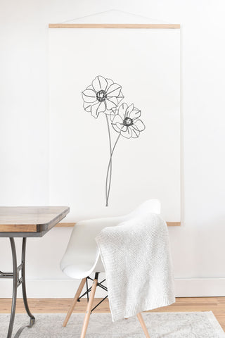 The Colour Study Anemones by The Colour Study Art Print And Hanger