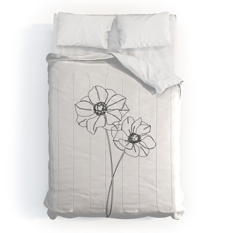 The Colour Study Anemones by The Colour Study Comforter
