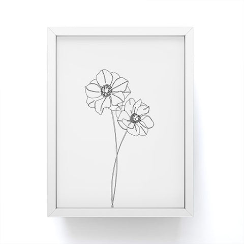 The Colour Study Anemones by The Colour Study Framed Mini Art Print