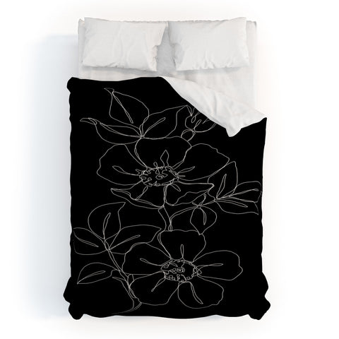 The Colour Study Botanical illustration Duvet Cover
