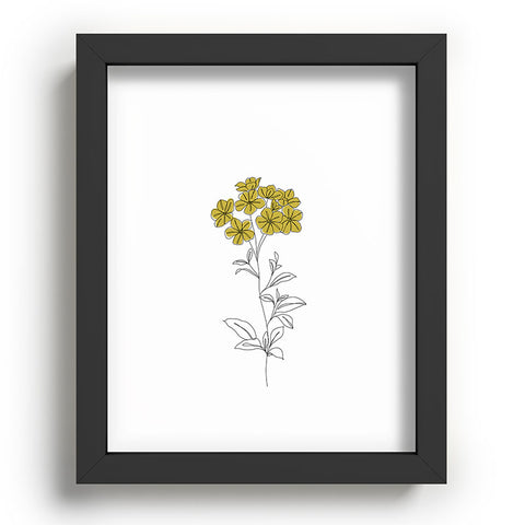 The Colour Study Botanical Illustration Iona Recessed Framing Rectangle