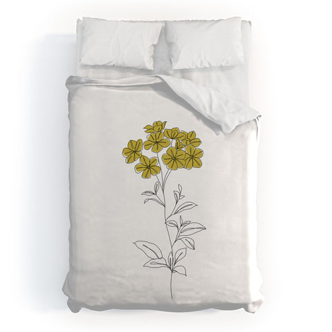 The Colour Study Botanical Illustration Iona Duvet Cover