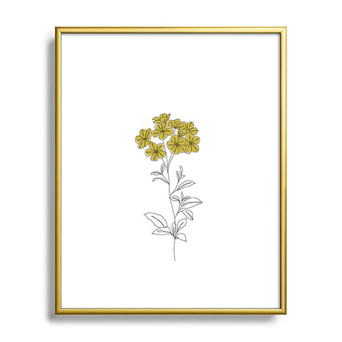 The Colour Study Botanical Illustration Iona Metal Framed Art Print
