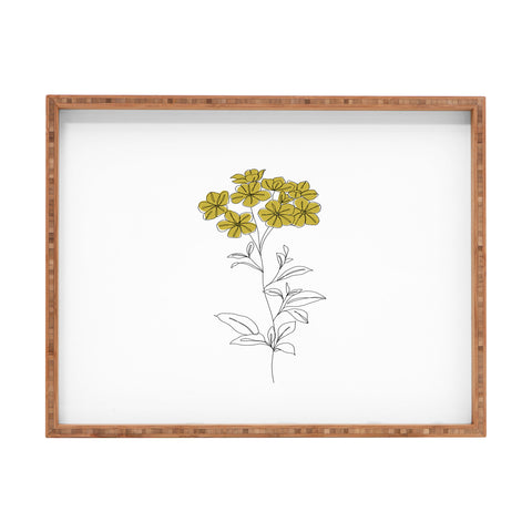 The Colour Study Botanical Illustration Iona Rectangular Tray
