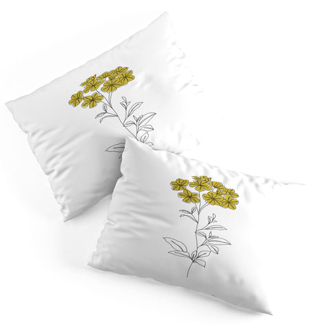 The Colour Study Botanical Illustration Iona Pillow Shams