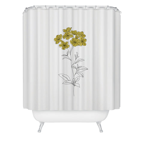 The Colour Study Botanical Illustration Iona Shower Curtain