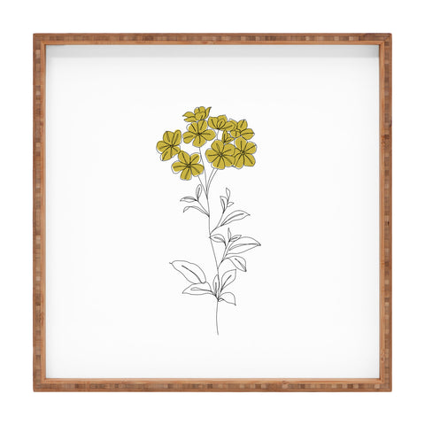 The Colour Study Botanical Illustration Iona Square Tray