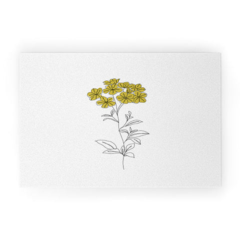 The Colour Study Botanical Illustration Iona Welcome Mat