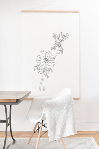 The Colour Study Botanical illustration Joan Art Print And Hanger