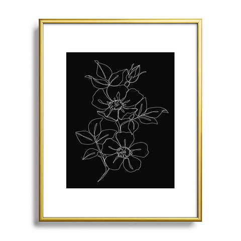 The Colour Study Botanical illustration Metal Framed Art Print