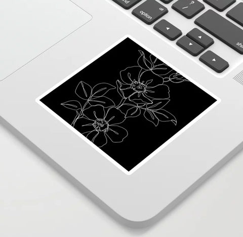 The Colour Study Botanical illustration Vinyl Sticker