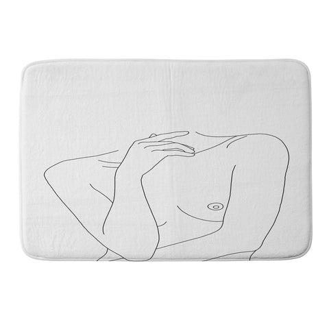 The Colour Study Cecily by The Colour Study Memory Foam Bath Mat