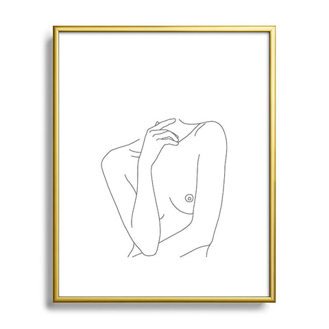 The Colour Study Cecily by The Colour Study Metal Framed Art Print