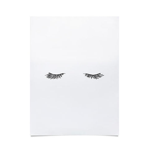 The Colour Study Closed Eyes Lashes Poster