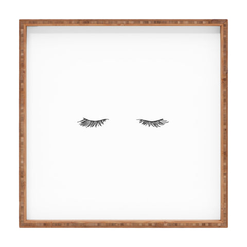 The Colour Study Closed Eyes Lashes Square Tray