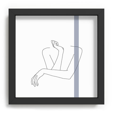 The Colour Study Crossed arms Anna Stripe Recessed Framing Square