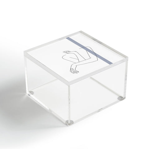 The Colour Study Crossed arms Anna Stripe Acrylic Box