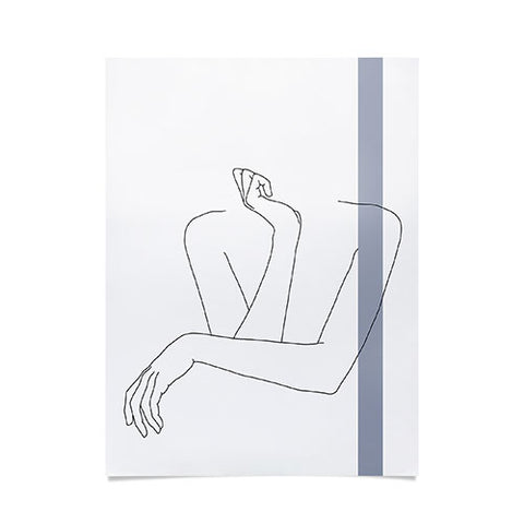 The Colour Study Crossed arms Anna Stripe Poster