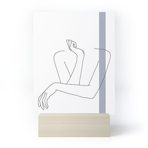 The Colour Study Crossed arms Anna Stripe Mini Art Print