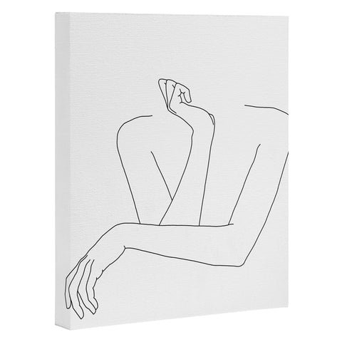 The Colour Study Crossed arms illustration Anna Art Canvas