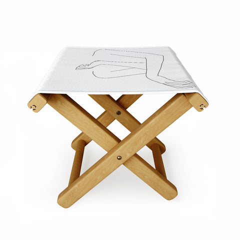 The Colour Study Crossed arms illustration Anna Folding Stool