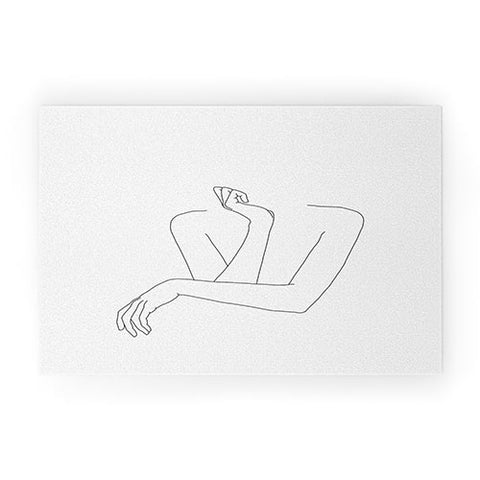 The Colour Study Crossed arms illustration Anna Welcome Mat