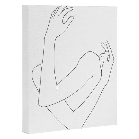 The Colour Study Crossed arms illustration Jill Art Canvas