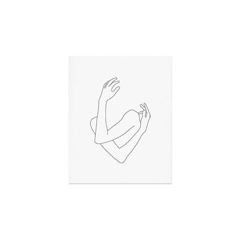 The Colour Study Crossed arms illustration Jill Art Print