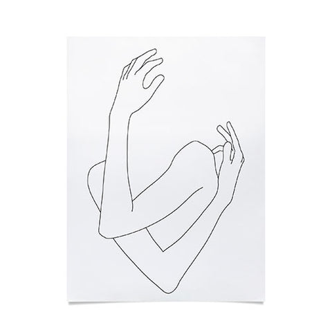 The Colour Study Crossed arms illustration Jill Poster