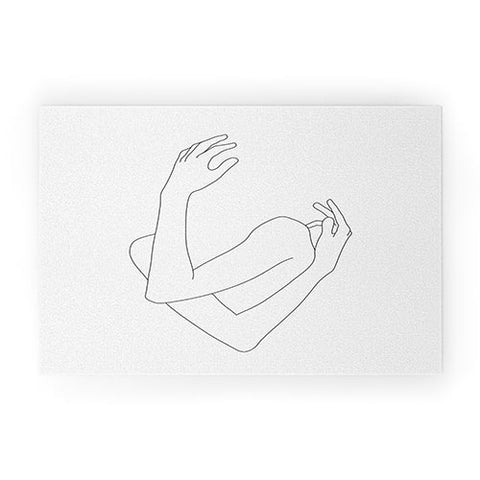 The Colour Study Crossed arms illustration Jill Welcome Mat