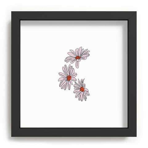 The Colour Study Daisy Illustration Bud Recessed Framing Square