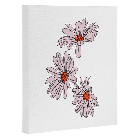 The Colour Study Daisy Illustration Bud Art Canvas