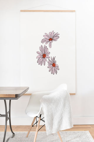 The Colour Study Daisy Illustration Bud Art Print And Hanger