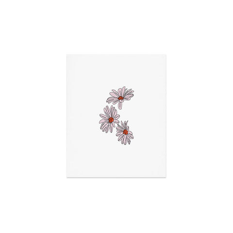 The Colour Study Daisy Illustration Bud Art Print