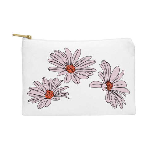 The Colour Study Daisy Illustration Bud Pouch