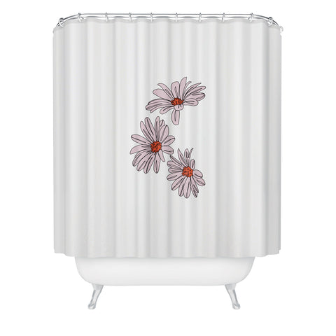 The Colour Study Daisy Illustration Bud Shower Curtain