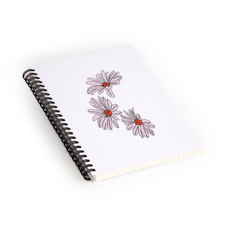 The Colour Study Daisy Illustration Bud Spiral Notebook