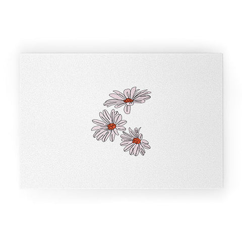 The Colour Study Daisy Illustration Bud Welcome Mat