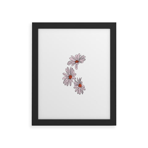 The Colour Study Daisy Illustration Bud Framed Art Print