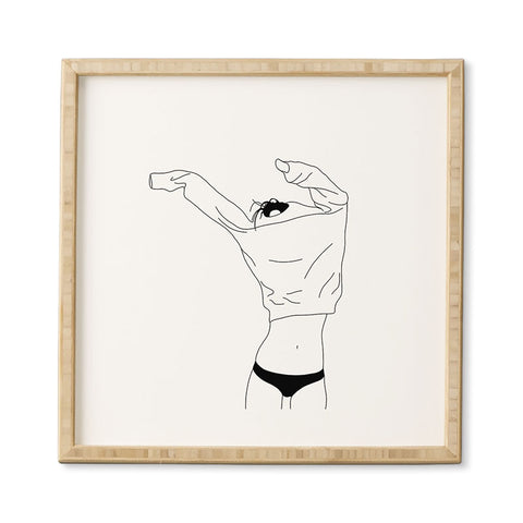 The Colour Study Fashion illustration Cadee Framed Wall Art