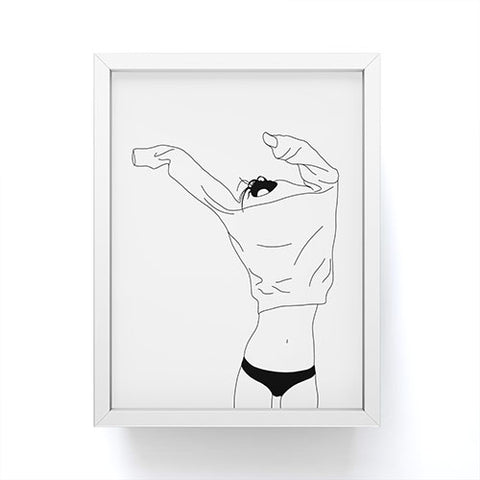 The Colour Study Fashion illustration Cadee Framed Mini Art Print