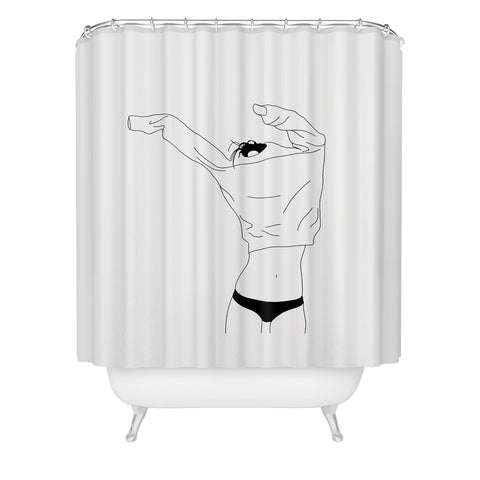 The Colour Study Fashion illustration Cadee Shower Curtain